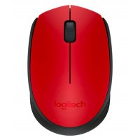Оптическая мышь Logitech Wireless M171 Red для ноутбуков, Nano-приемник, Retail